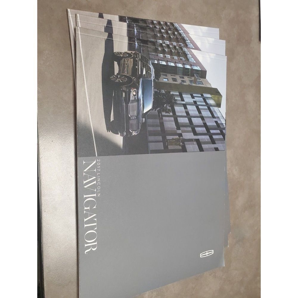 2017 Lincoln Navigator Original Sales Brochure